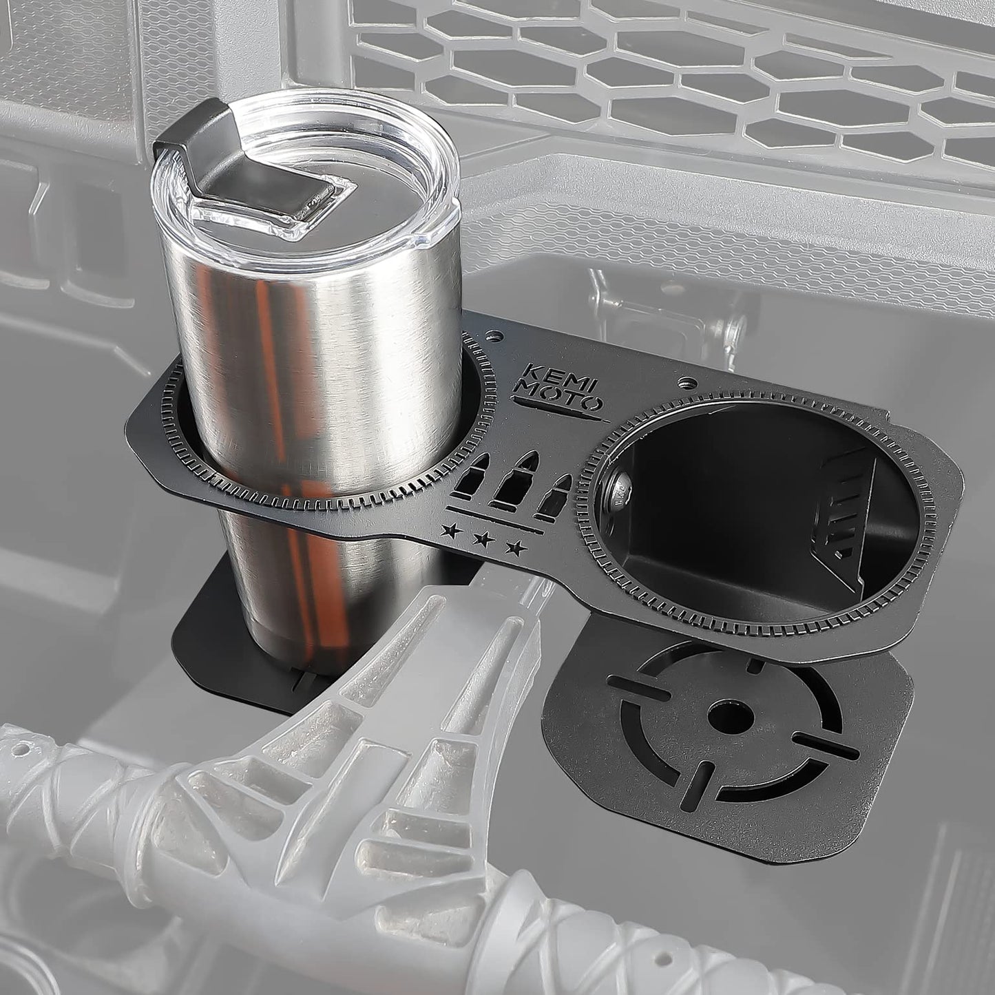 Kemimoto Upgrade Stable Grab Bar Cup Holder Large Capacity