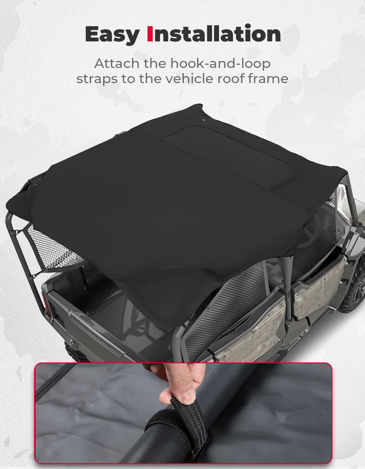 Kemimoto Upgraded Soft Roof for Pioneer 1000-5 2016-2023