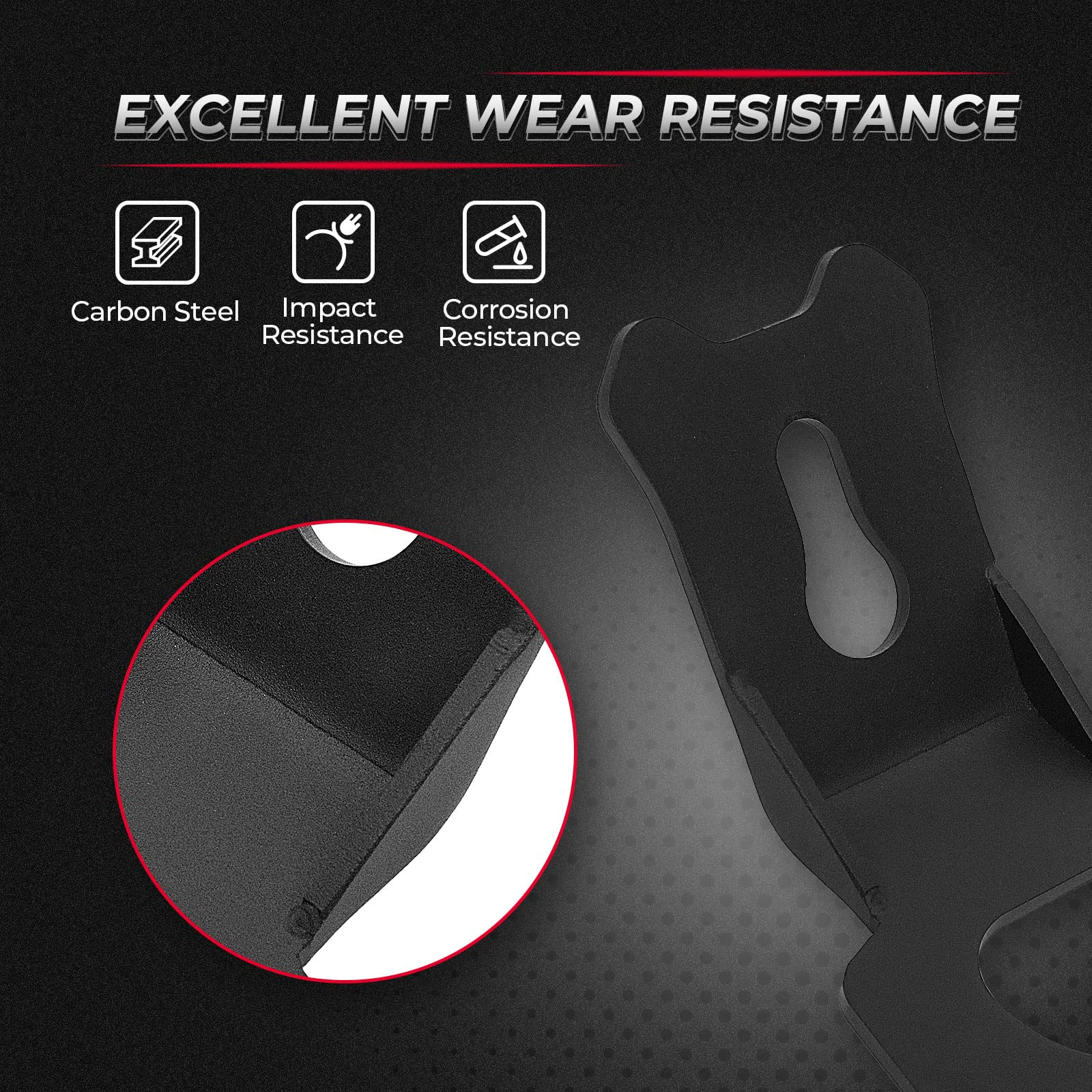 4PCS Tie Down Brackets Hooks for Can Am Maverick X3/MAX