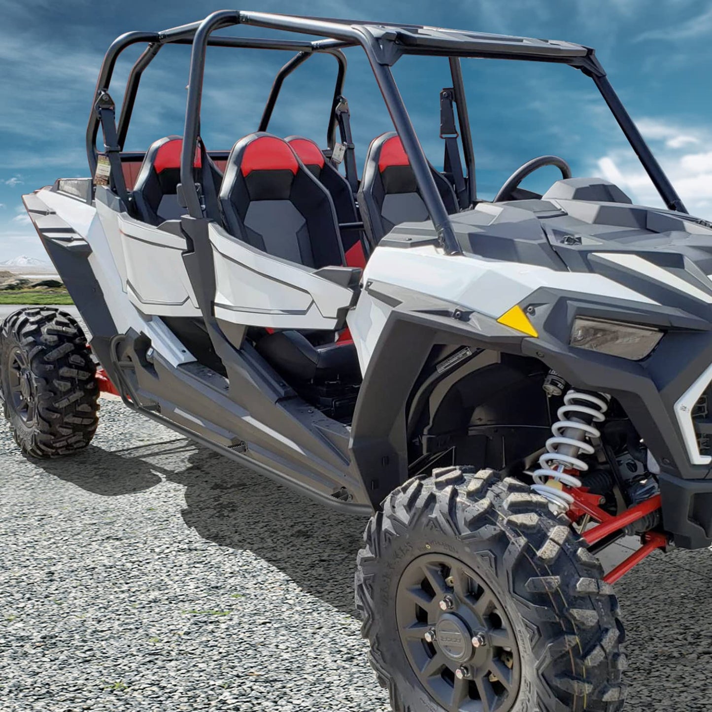 Kemimoto Steel Nerf Bars for Polaris RZR XP4 1000 Turbo
