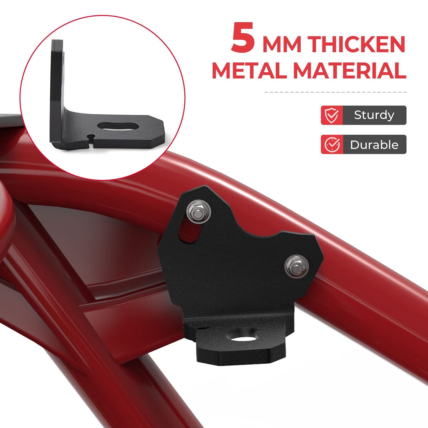 Kemimoto Adjustable Whip Light Mount for Can-Am Maverick X3