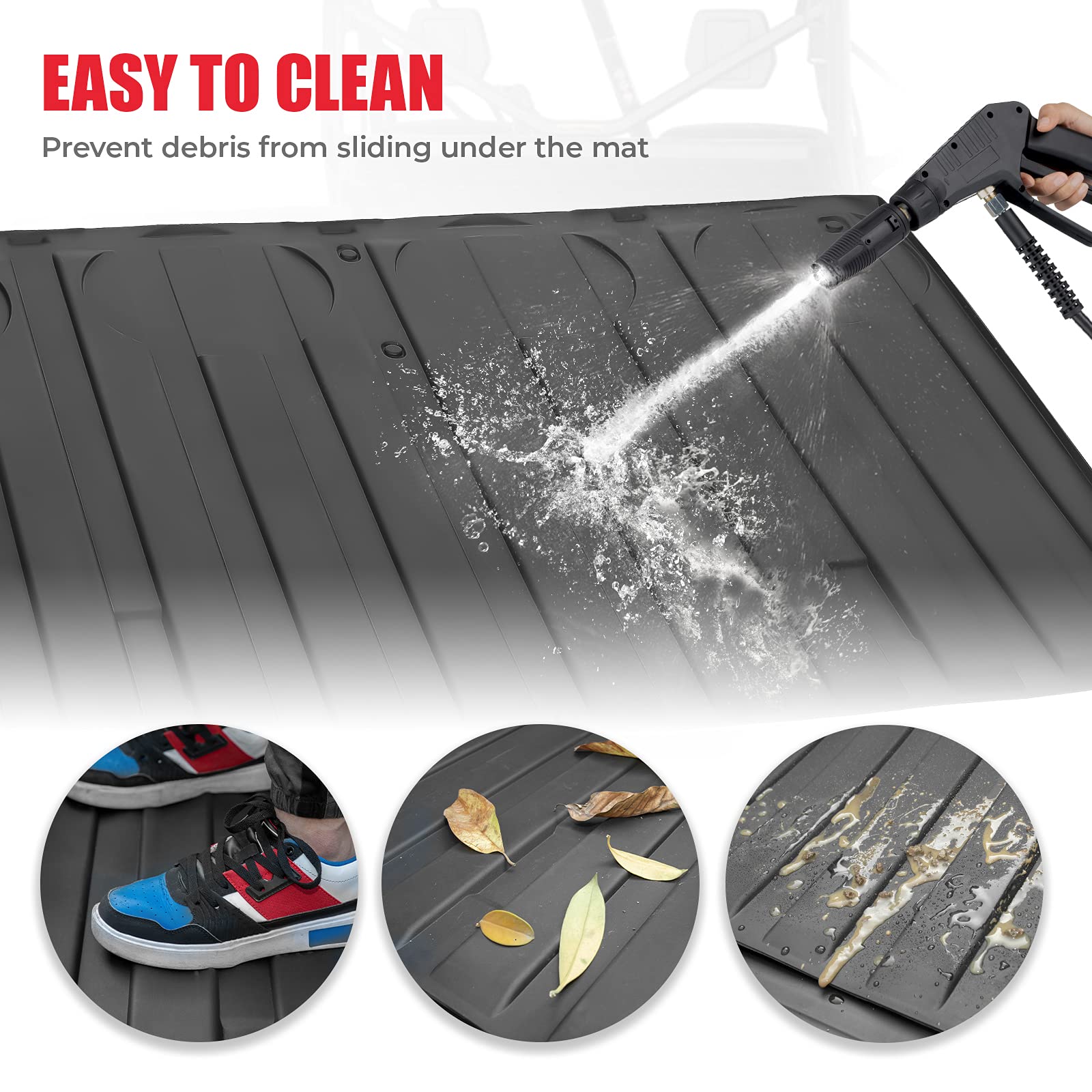 TPE Floor Mats and Bed Liner for Can‑Am Defender