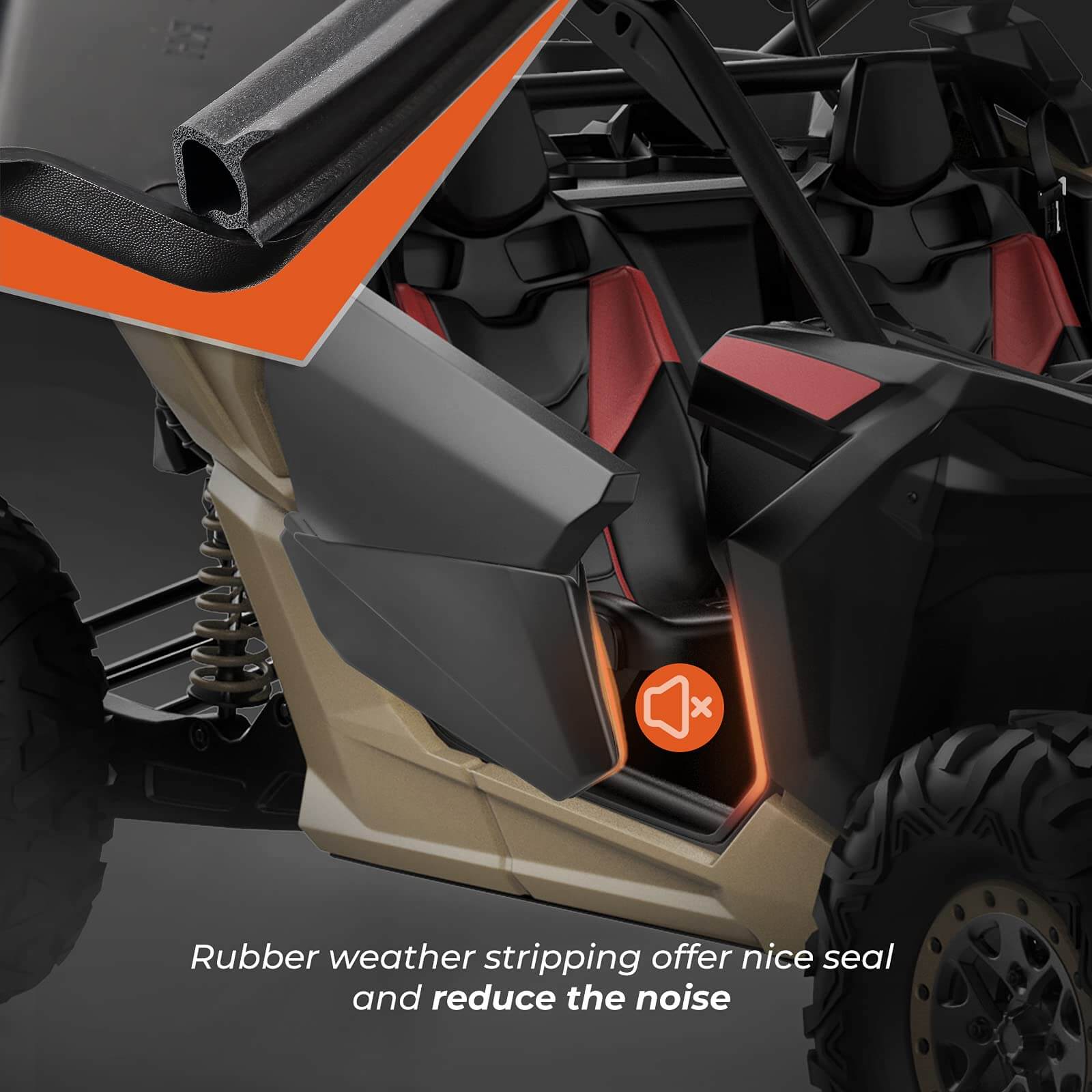 Kemimoto Soft Cab Enclosures for Can‑Am Maverick X3 Waterproof PVC