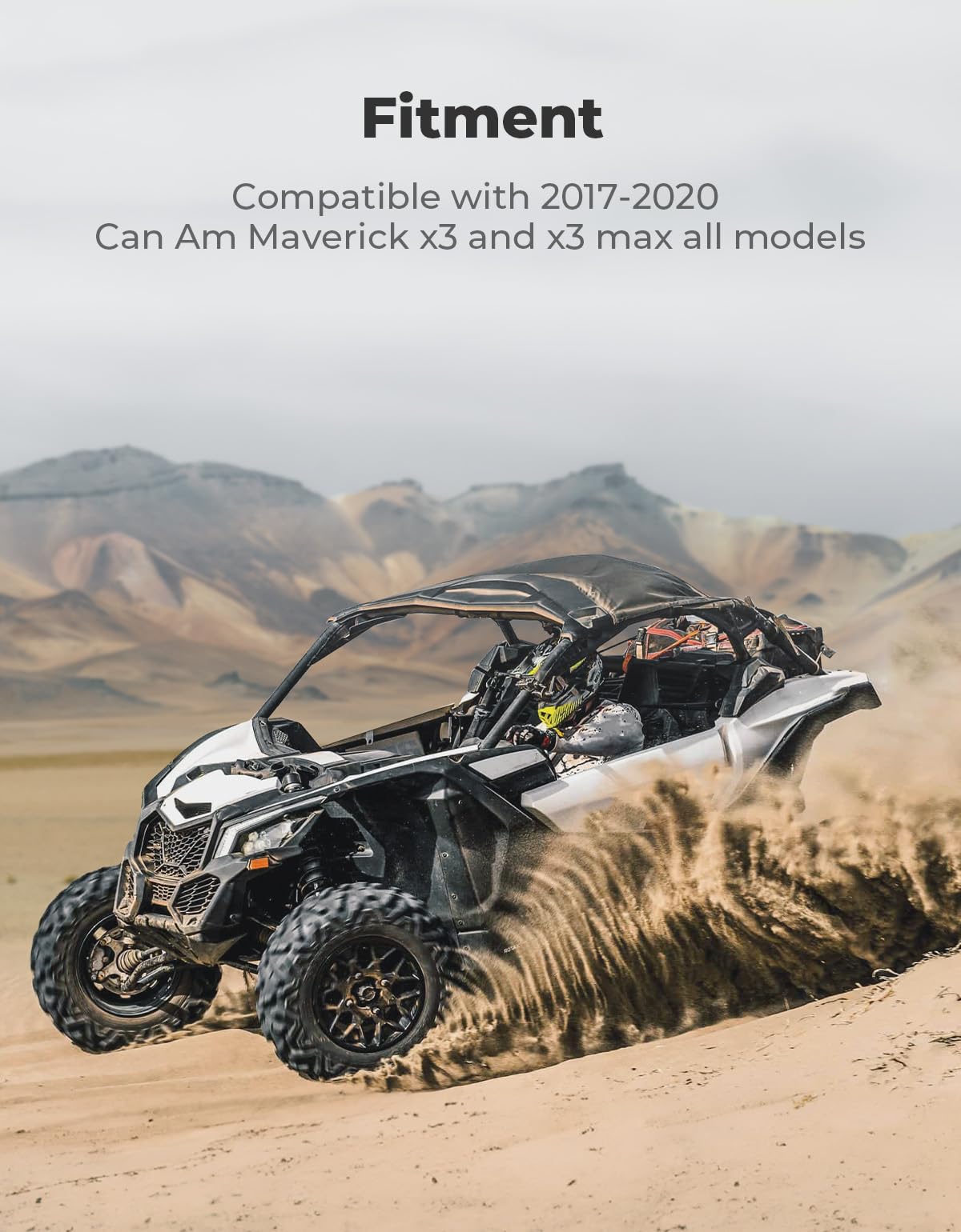 Kemimoto Stainless Steel Belt Guard for Can‑Am Maverick X3