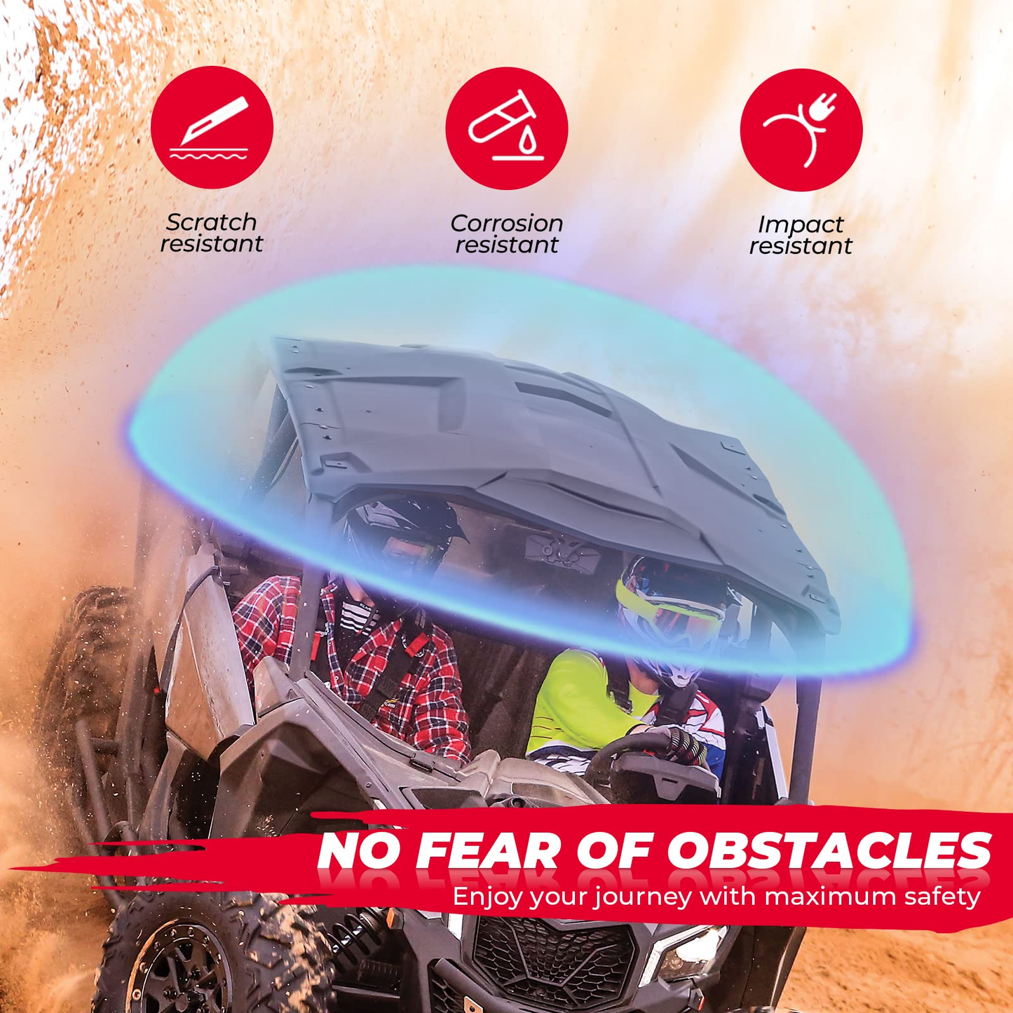 Kemimoto Roof Top 4PCS Combination for Can‑Am Maverick X3 Max