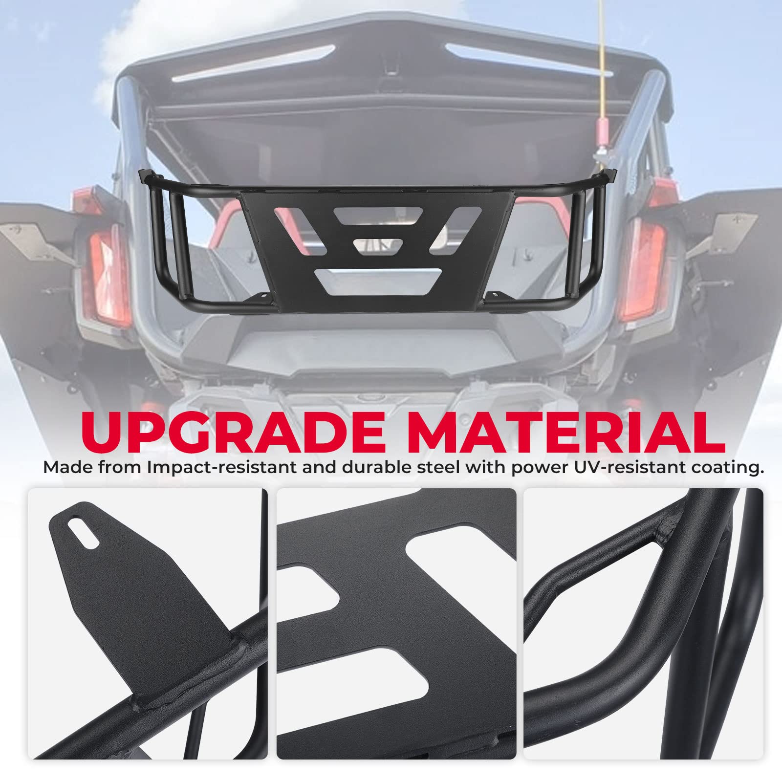 Kemimoto Tailgate Extender Center Storage Bag 2‑Pack for Honda Talon
