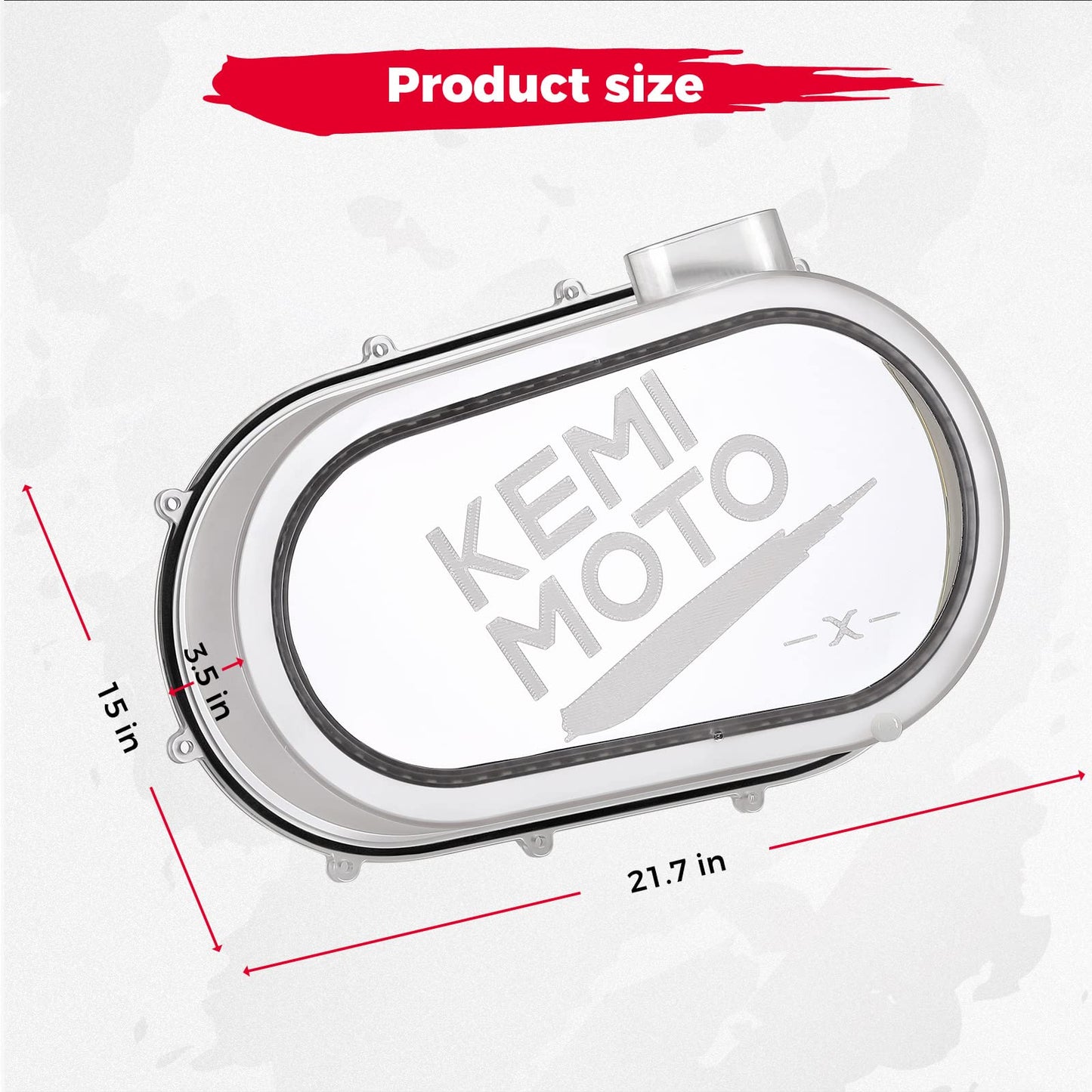 Outer Clutch Cover with RGB LED Strip Lights for Can‑Am Maverick X3/MAX