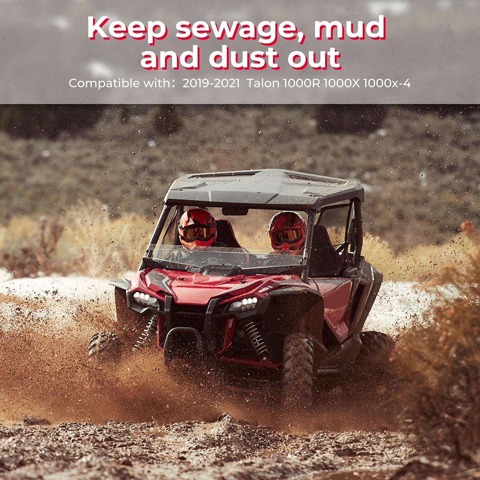 Kemimoto PVC Mud Guard for Honda Talon 1000R/1000X/1000X-4