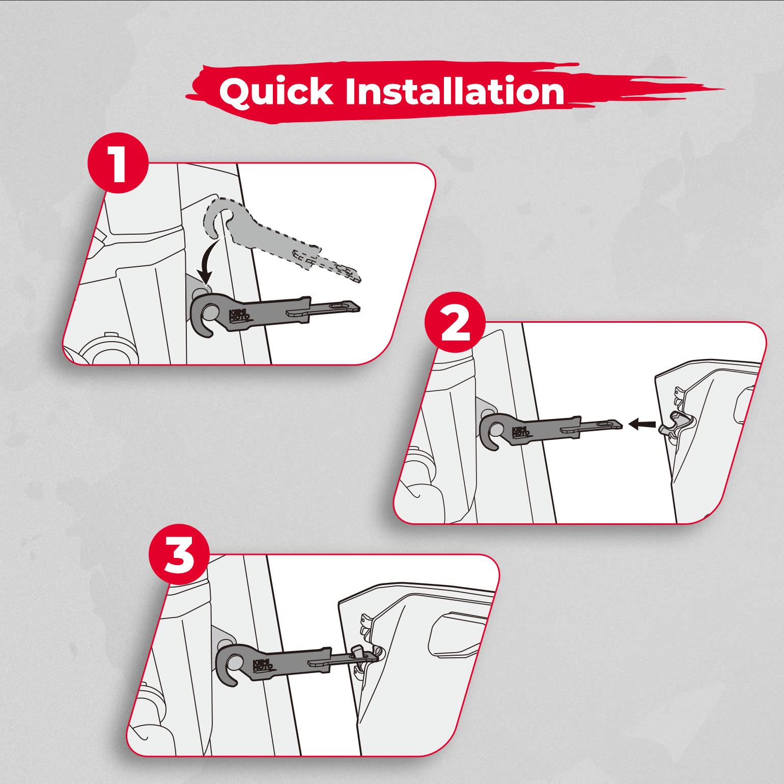 4.5" Door Latches for RZR/ General/ Turbo 2020-2025