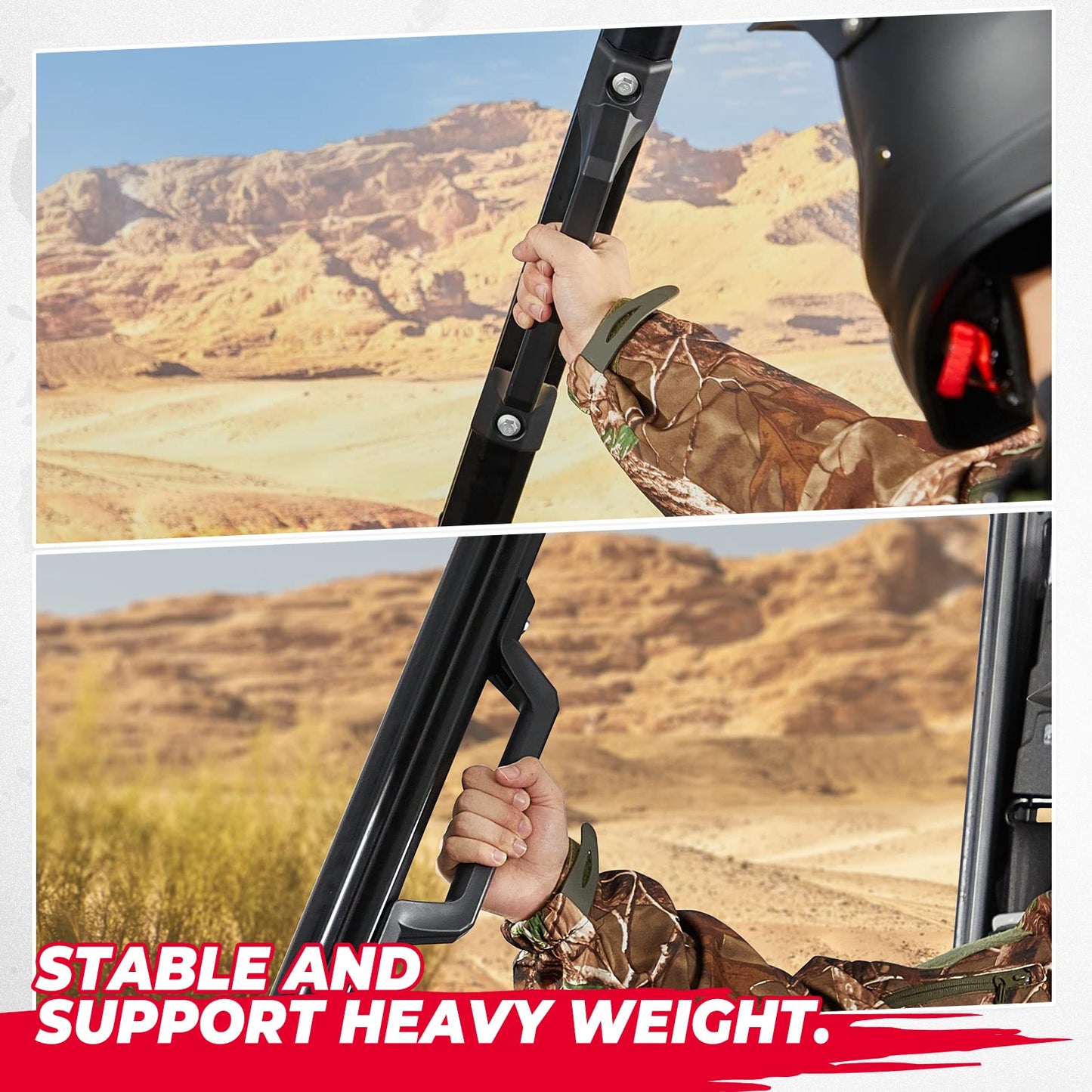 Kemimoto ABS Plastic UTV Grab Handle for Polaris Ranger