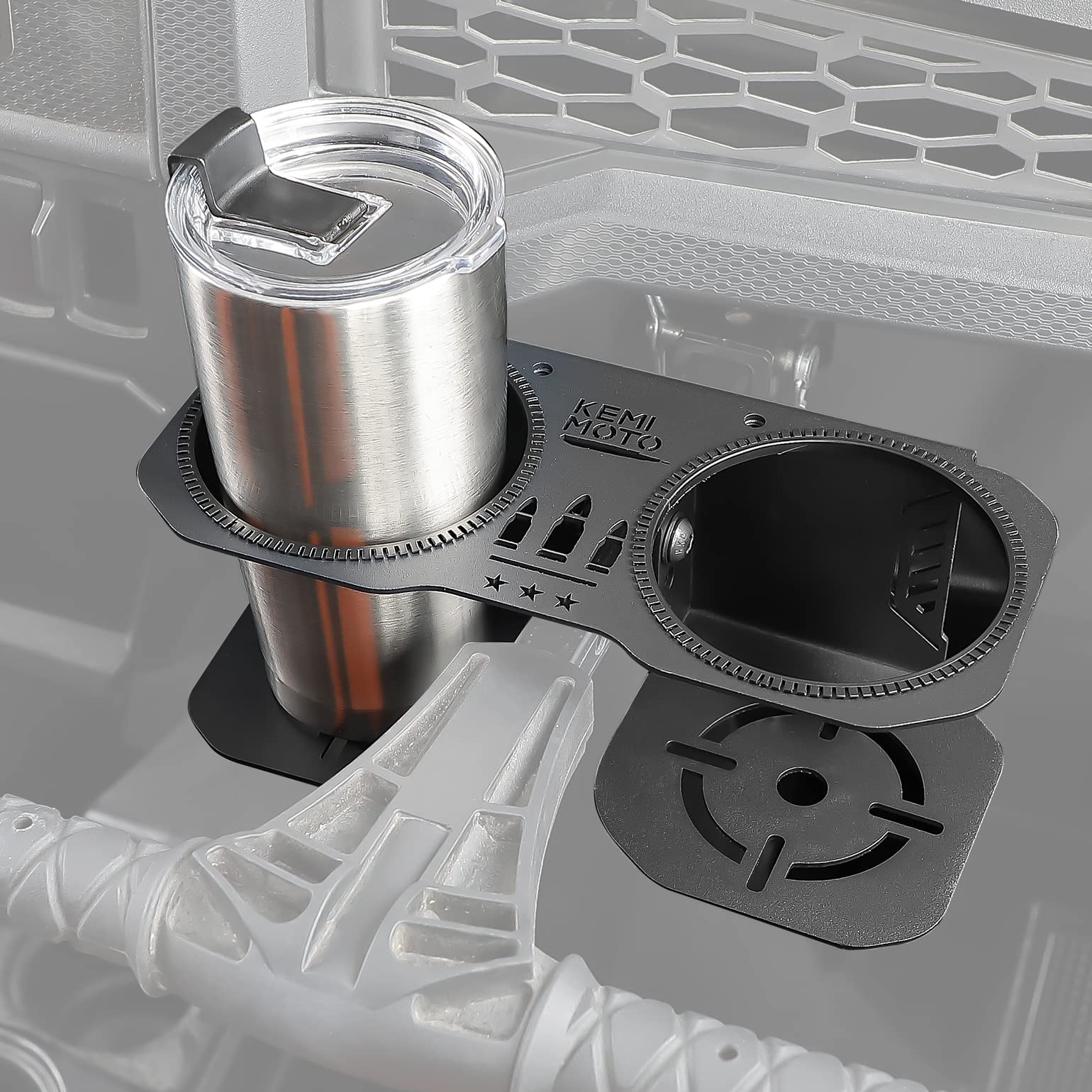 Kemimoto Upgrade Stable Cup Holder for Polaris RZR XP
