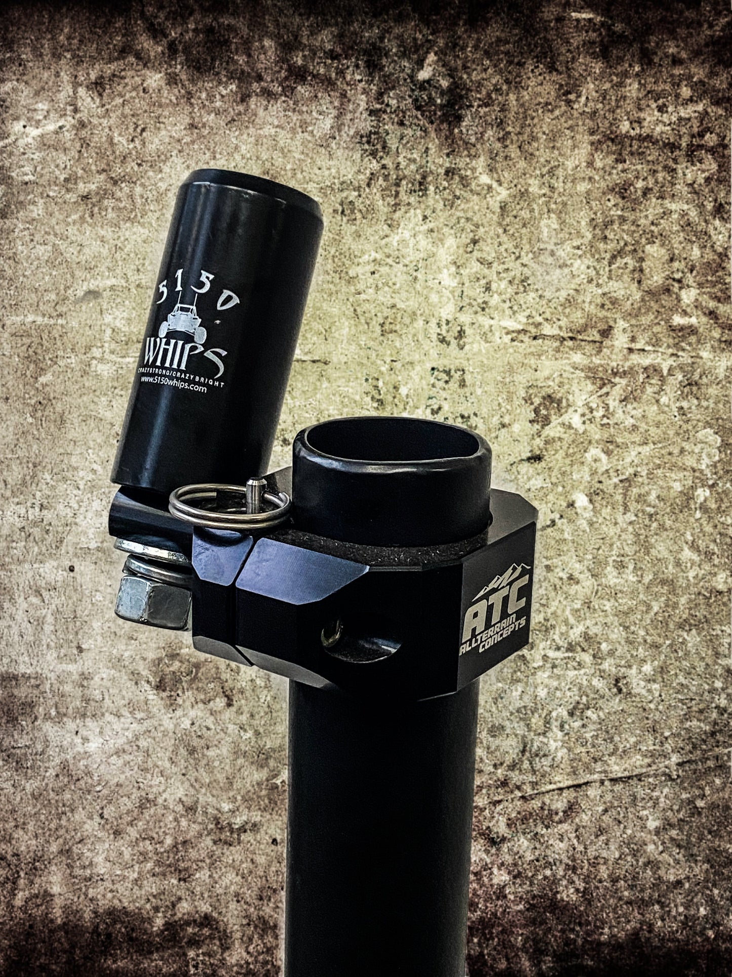 All Terrain Concepts Billet Whip Mount Adjustable 15° Positioning