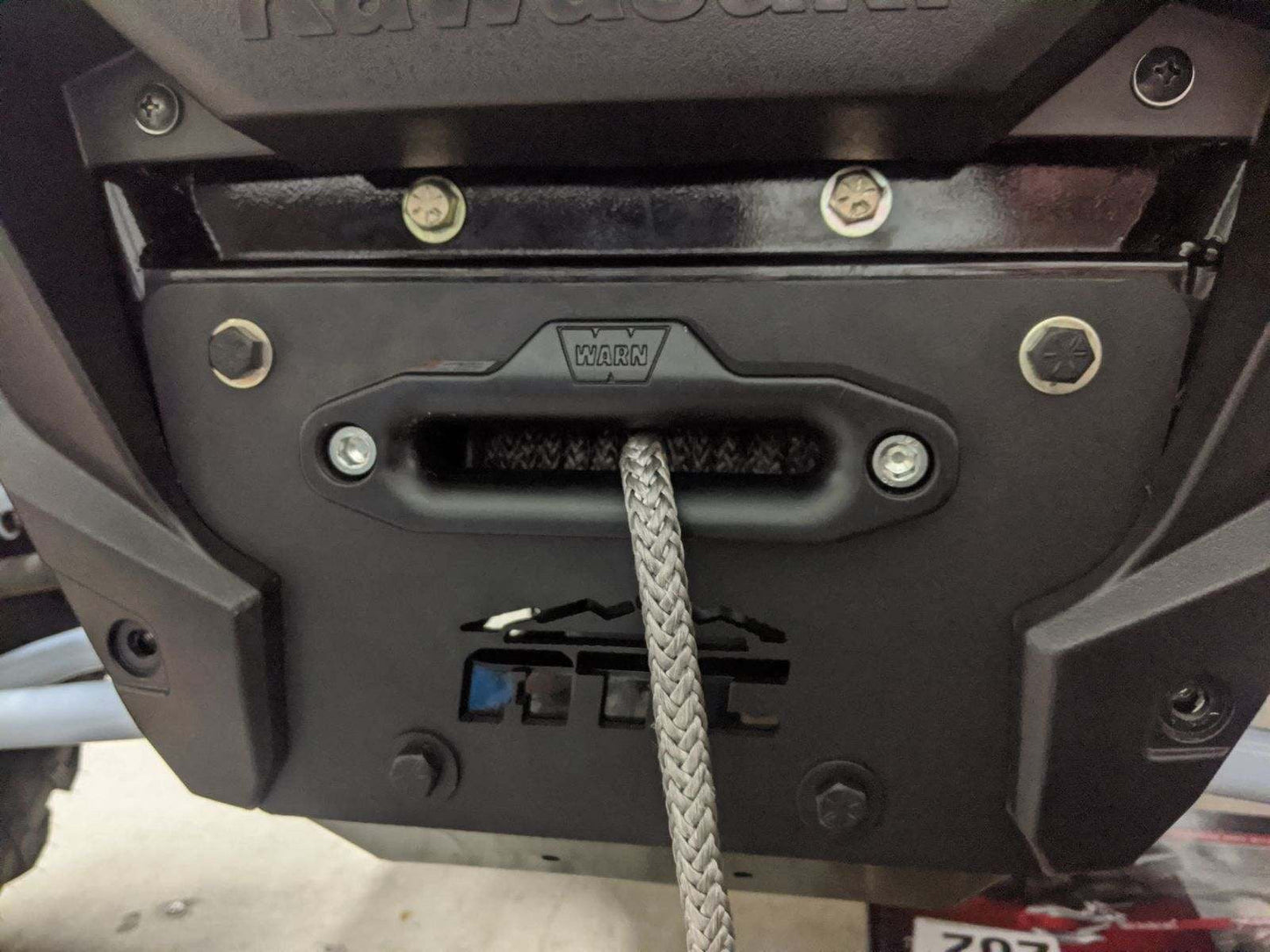 All Terrain Concepts KRX Winch Plate Black Powder Coat