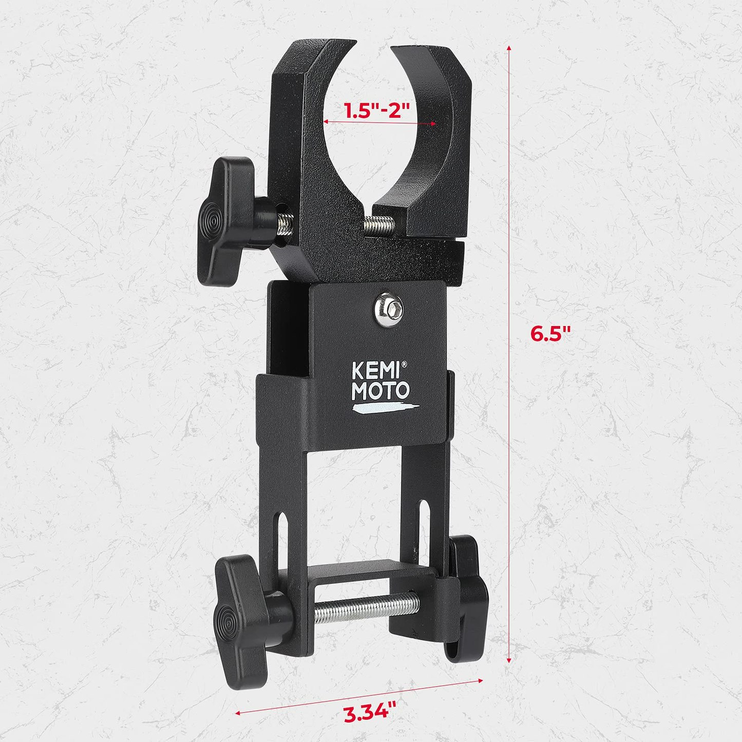 Kemimoto Universal UTV Belt Mount 1.5-2" Roll Bar