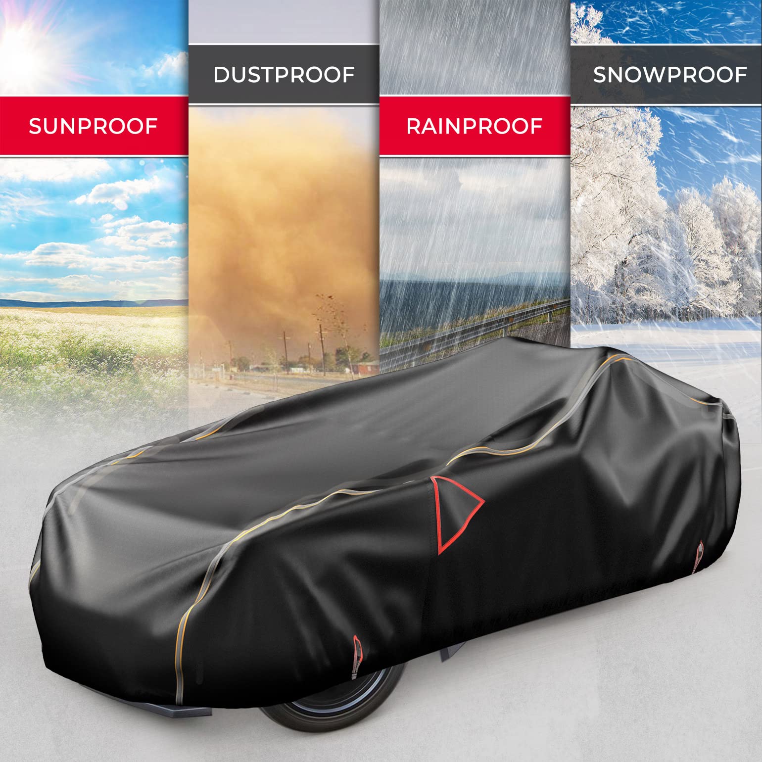 Full Cover with Reflective Strips For Polaris Slingshot S/R/SL/SLR/GT