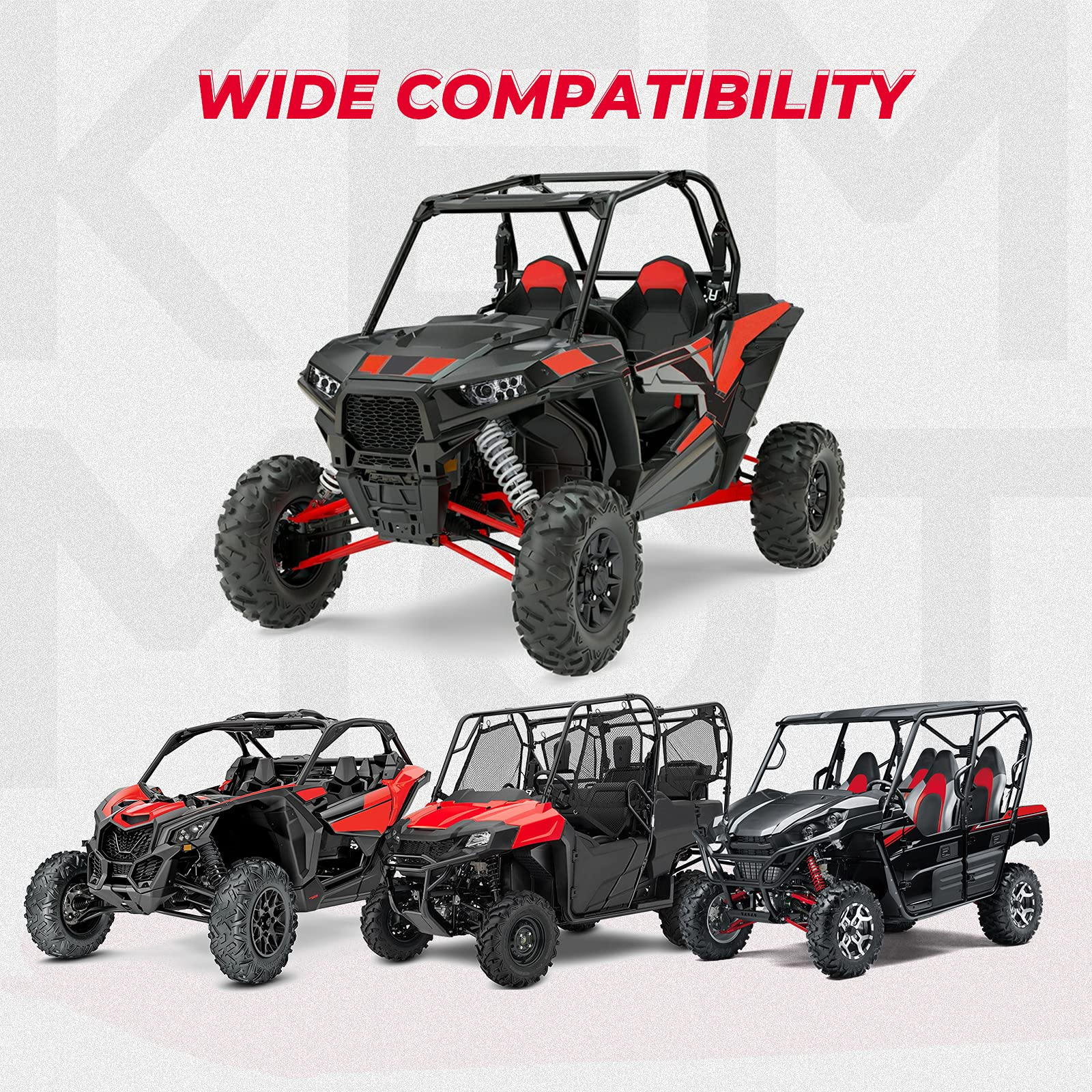 UTV Shotgun Holder Fit 1.75” 2” Roll Bars Ski Rack Bow Rack (2 pieces)