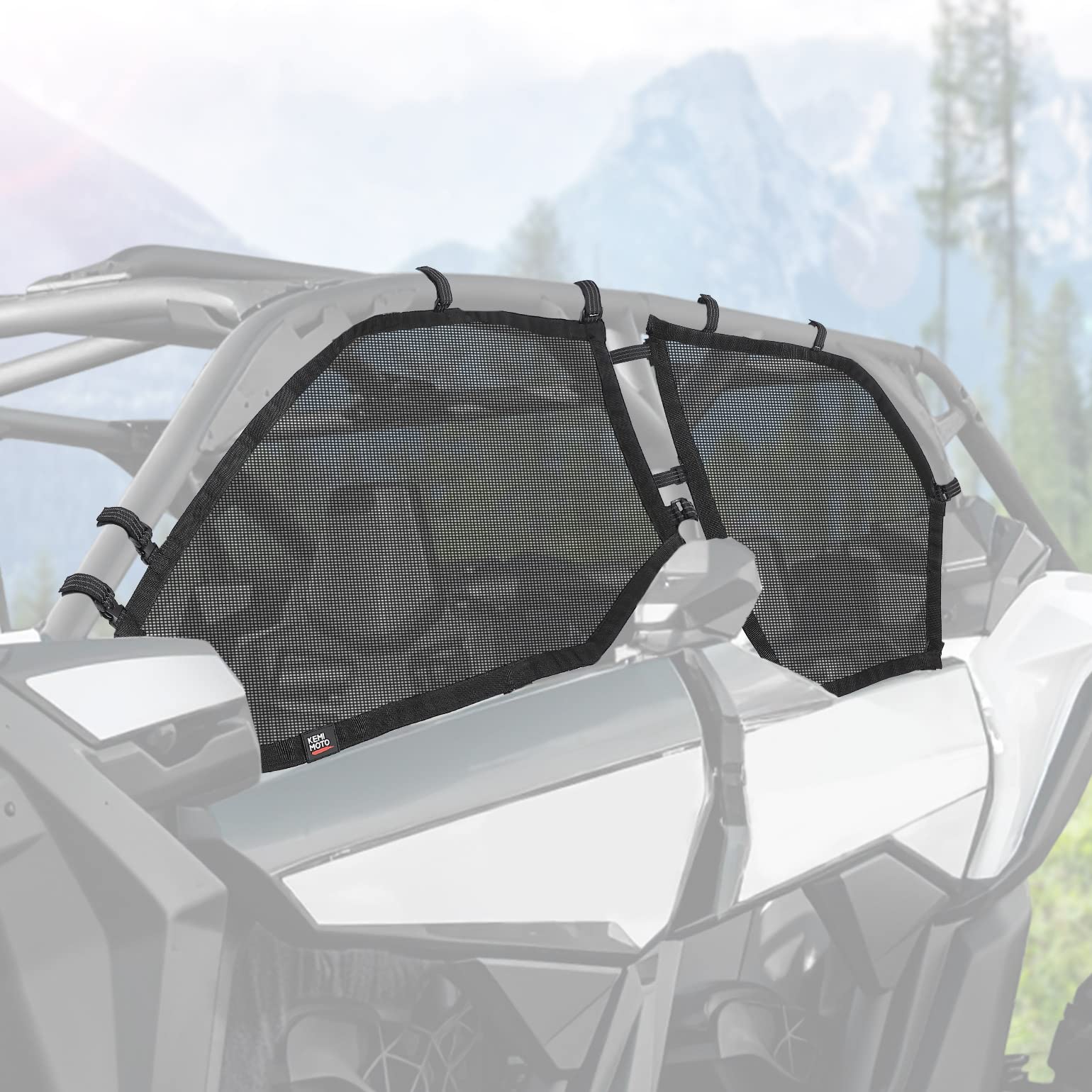 Kemimoto Window Nets Set of Four for Maverick X3 MAX