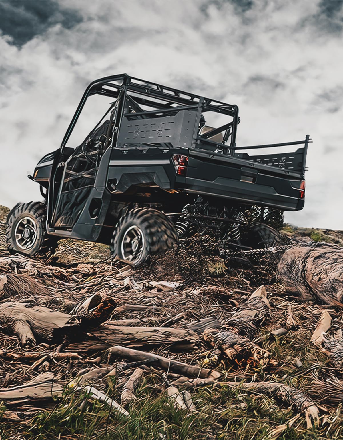 Kemimoto Heavy Duty Rear Cargo Rack for Polaris Ranger