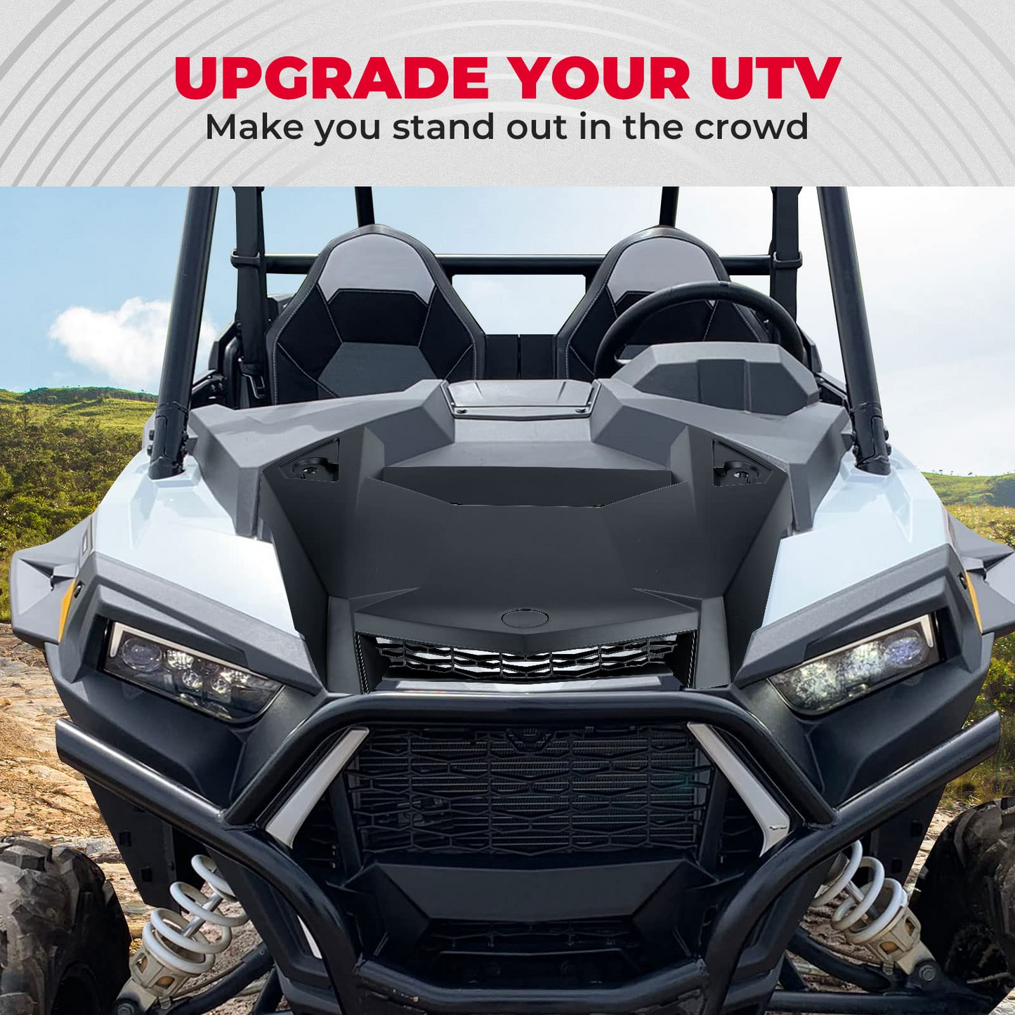 Kemimoto Hood Scoop Intake Kit for Polaris RZR XP 1000