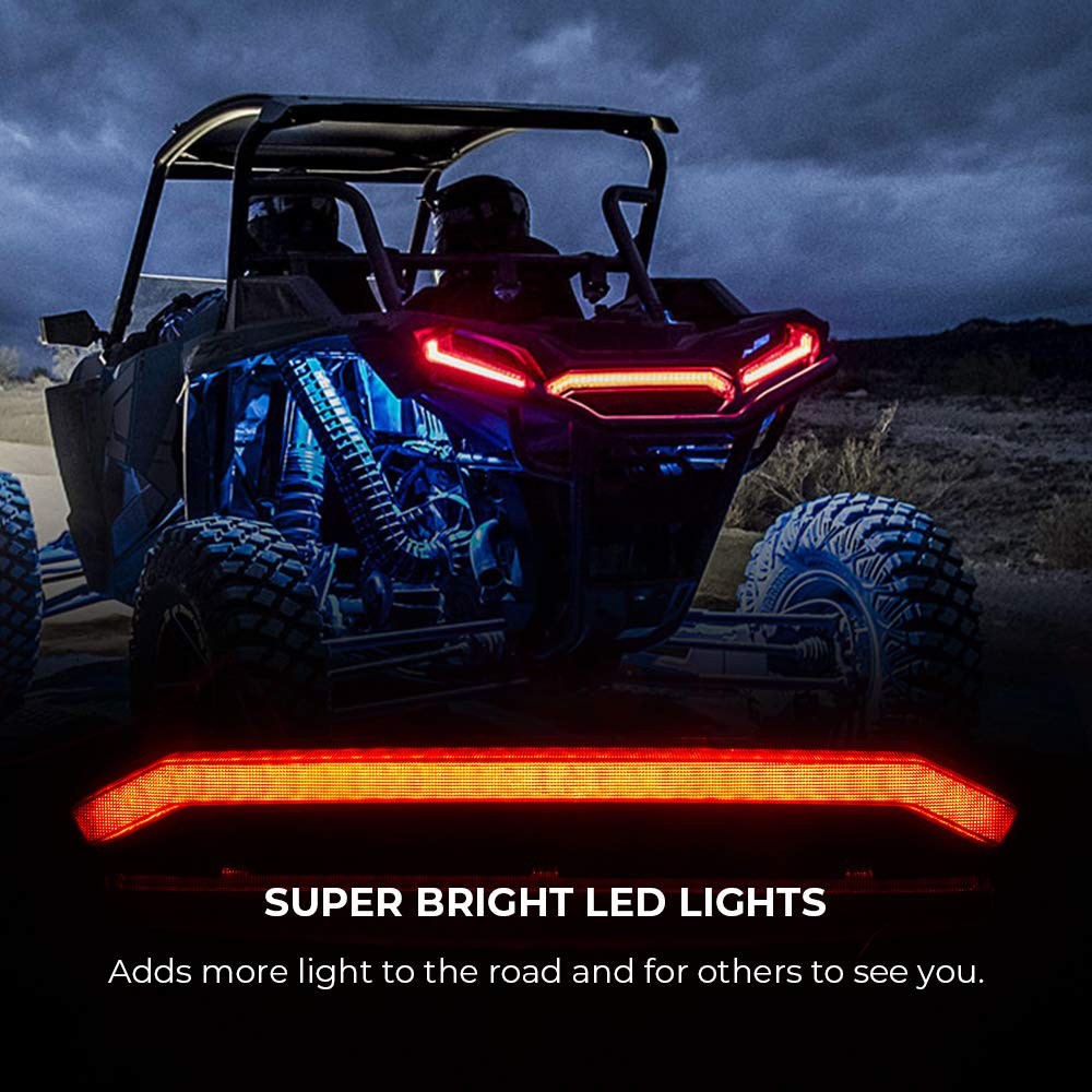 Kemimoto UTV Center Tail Light for Polaris RZR RS1 Turbo