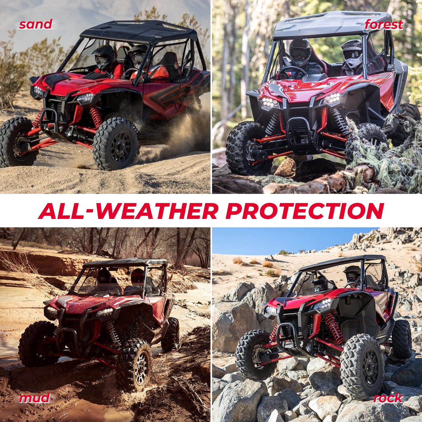 Kemimoto Fender Flares for Honda Talon 1000x 1000r 1000x-4