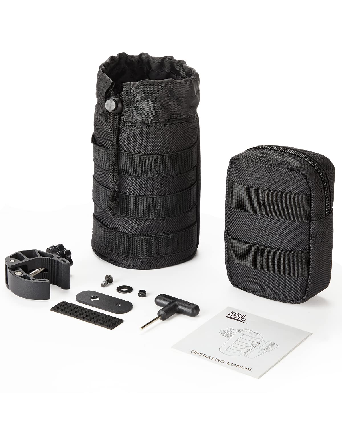 Kemimoto Oxford Fabric Cup Holder with Alligator Clamp for UTV
