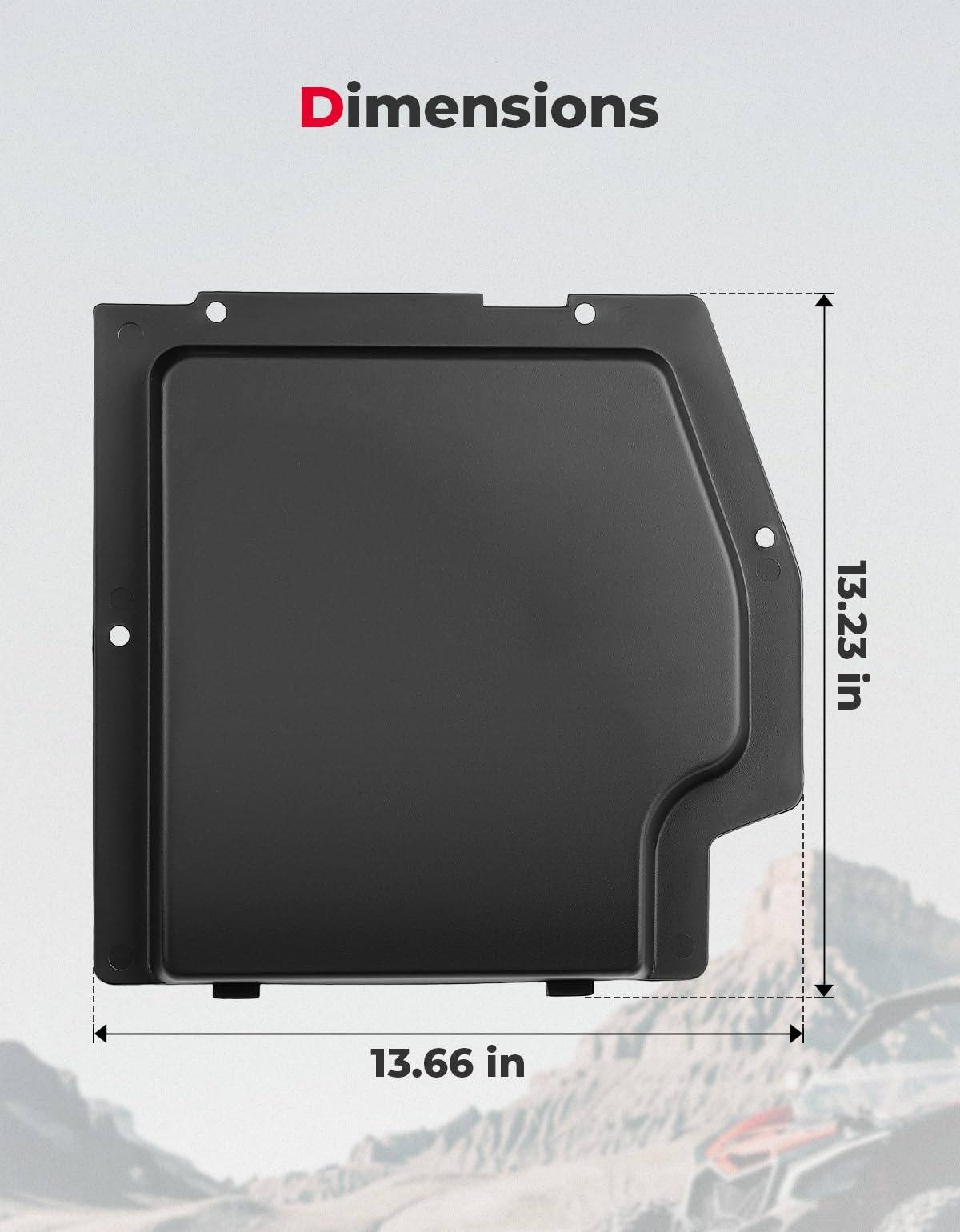 Battery Cover Plate for Can‑Am Maverick X3 / X3 MAX