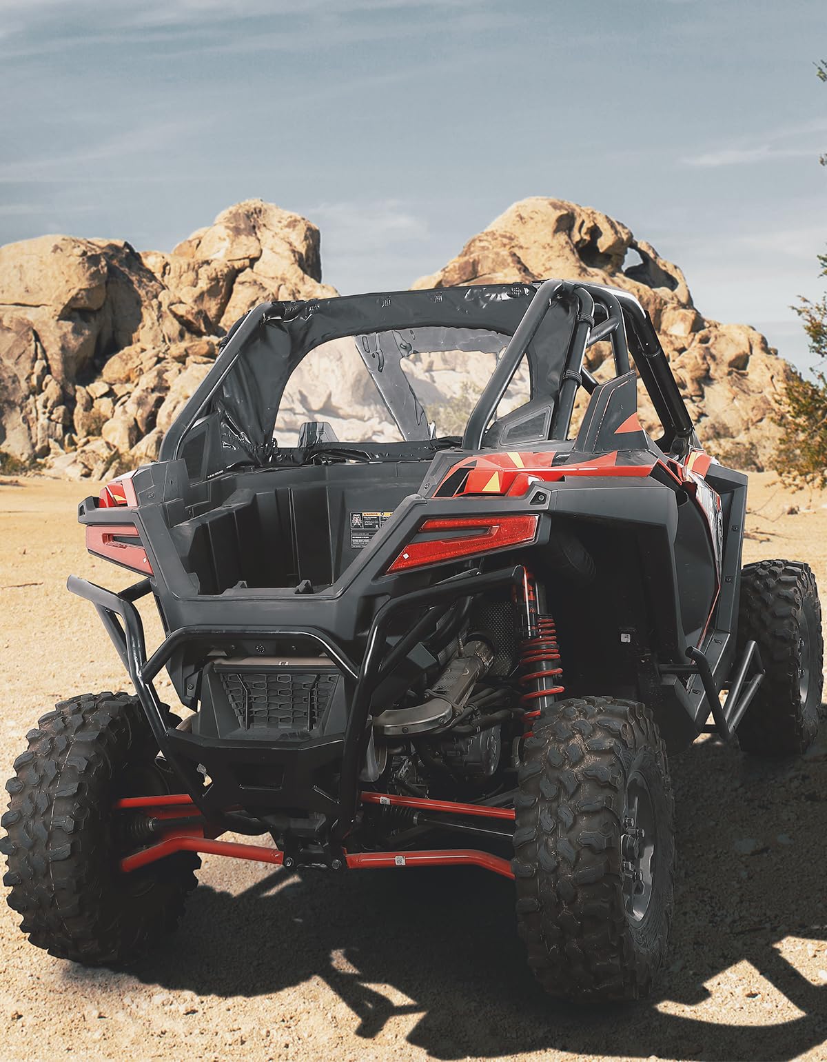 UTV Soft Rear Windshield for RZR PRO XP /Turbo R