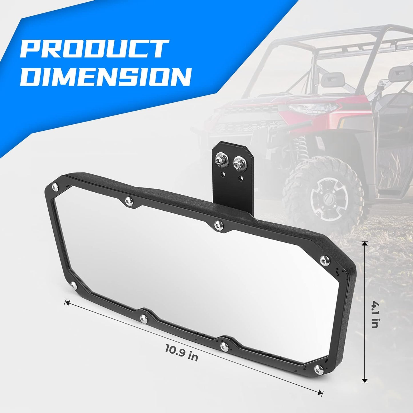 Rear View Mirror for Polaris Ranger 500/570/900 XP