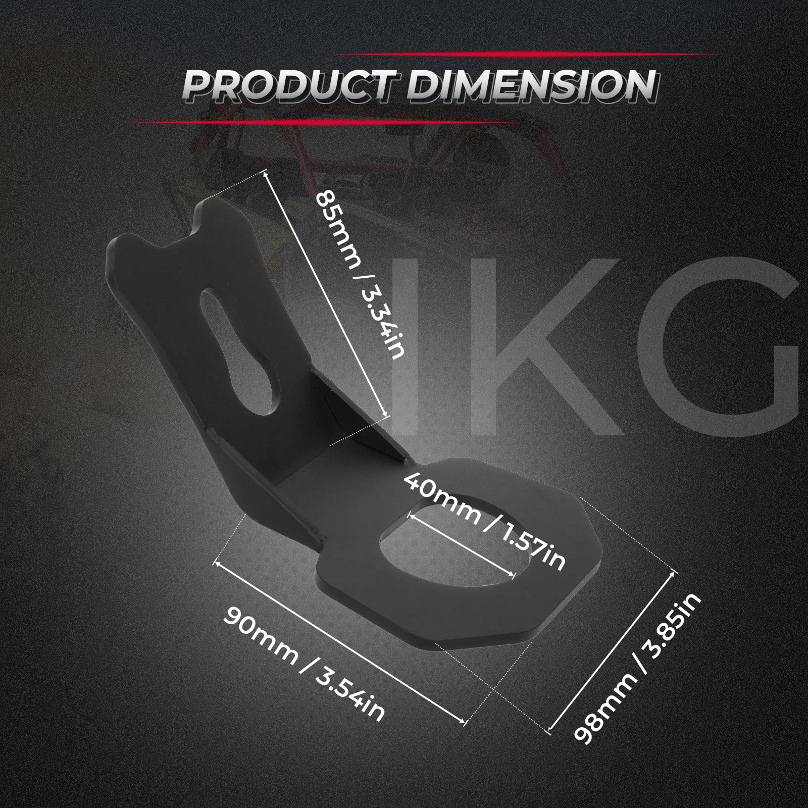 4PCS Tie Down Brackets Hooks for Can Am Maverick X3/MAX