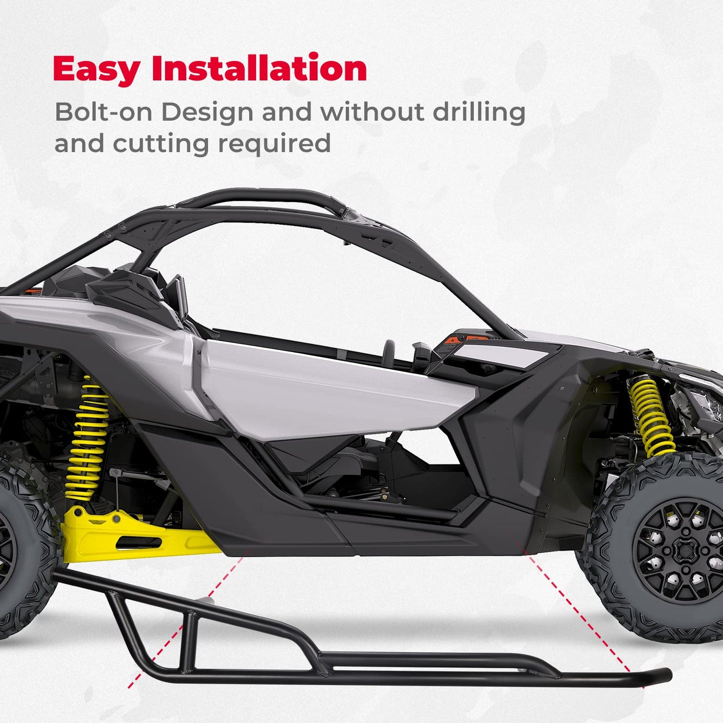 KEMIMOTO Lower Doors & Nerf Bars for Can‑Am Maverick X3