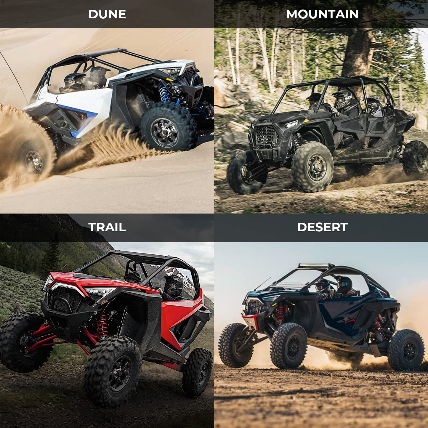 Kemimoto Lower Door Panels Kit for Polaris RZR XP 2020-2024