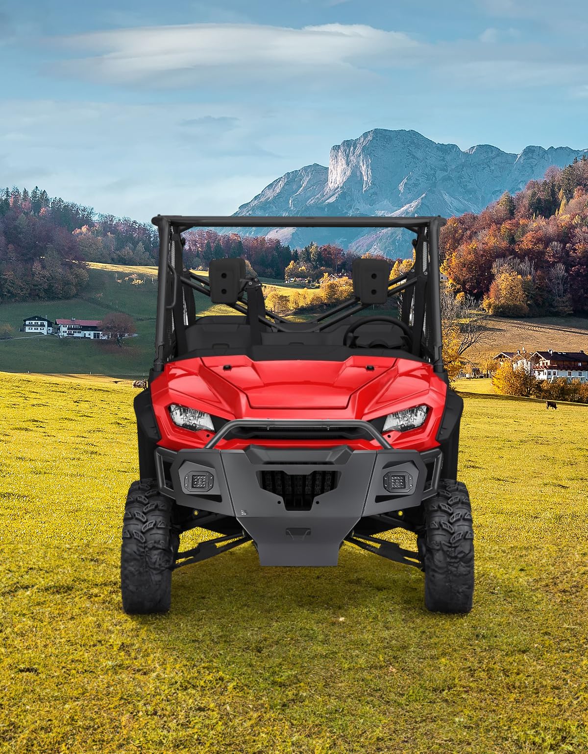 UTV Front Bumper With Lights For Pioneer 1000‑6 2023‑2024