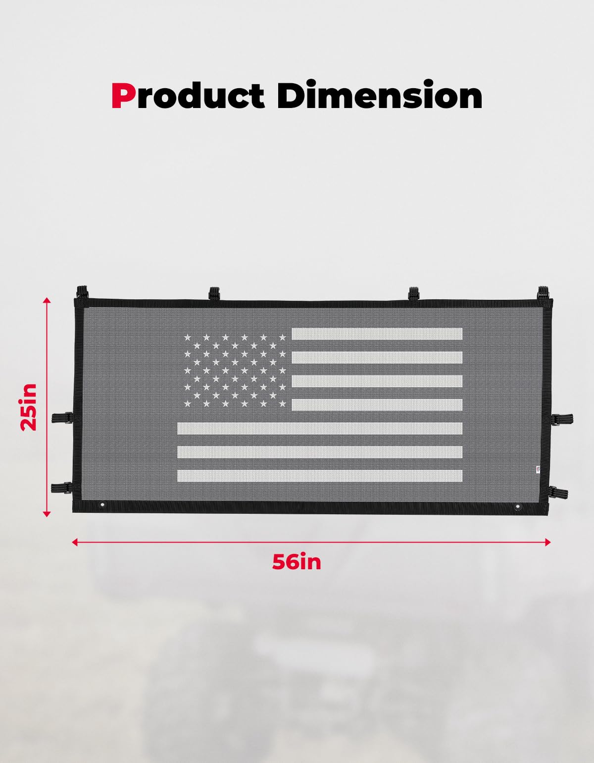 Kemimoto Rear Window Net Soft for CFMOTO UForce 1000 XL