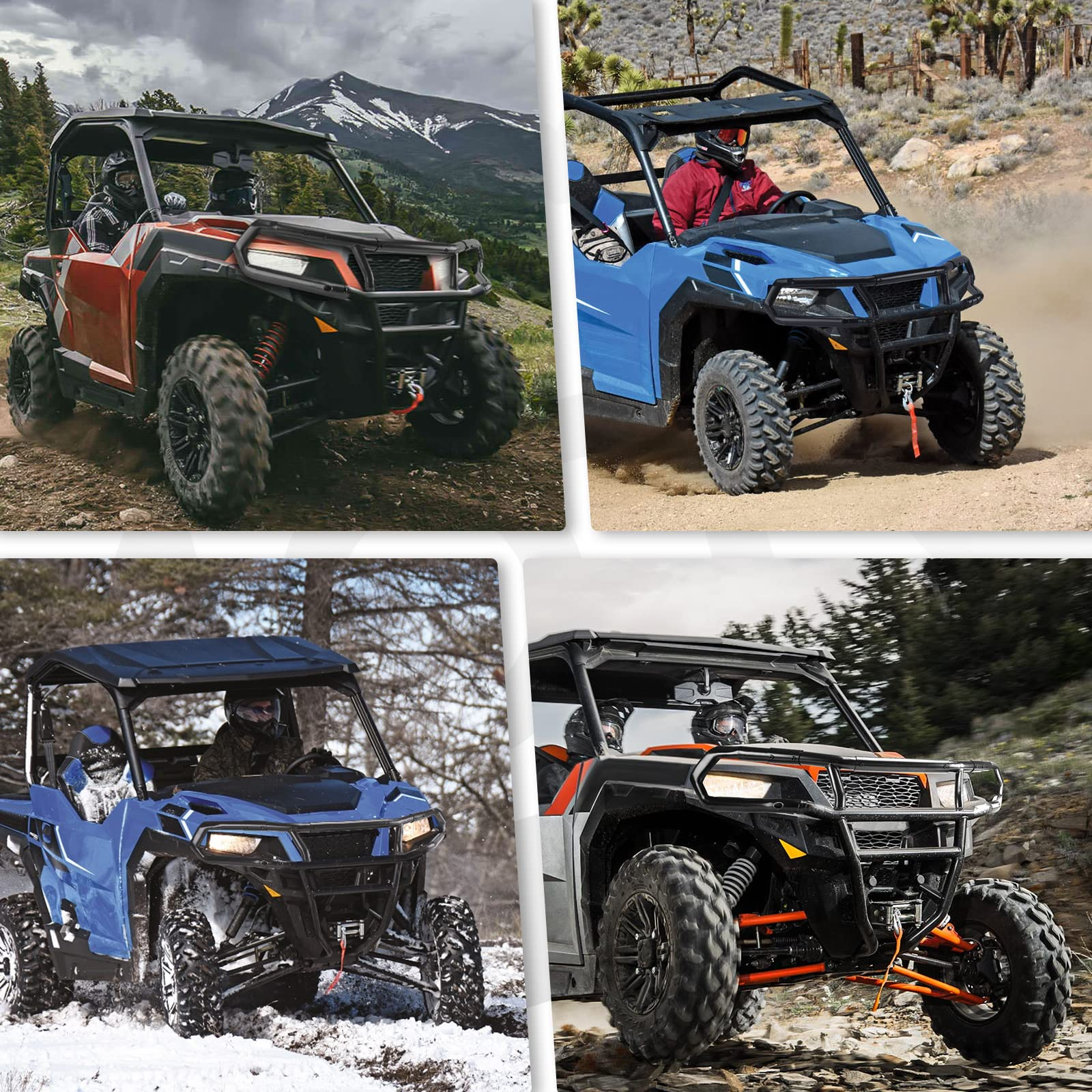 Kemimoto Front Upper Bumper for Polaris General 2016-2024