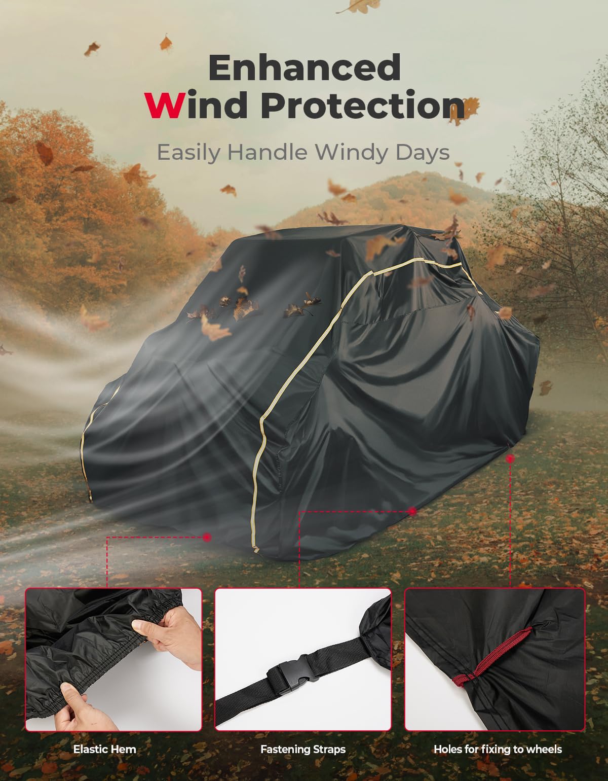 4‑Seater UTV Cover for RZR / Ranger / Defender / UForce / Mule (M)
