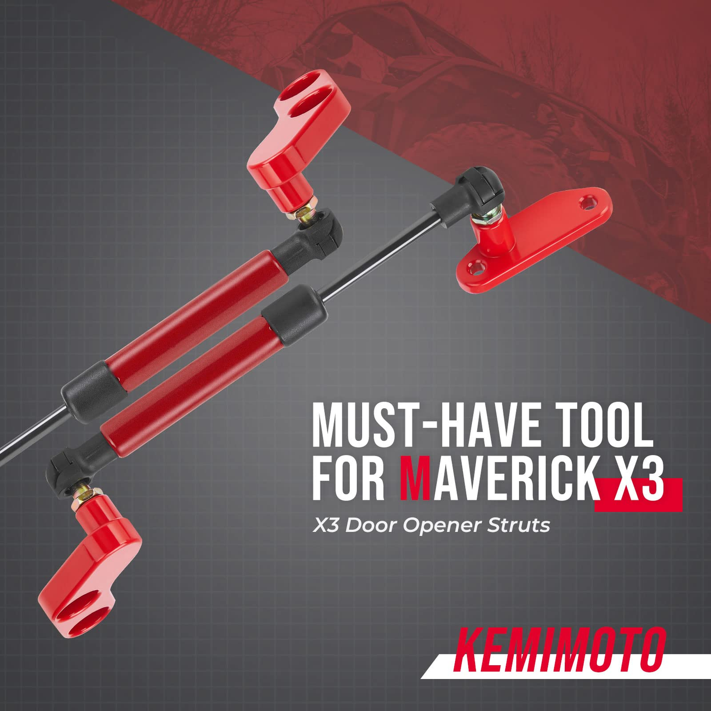 Kemimoto Door Opener Kit for Can-Am Maverick X3/X3 Max