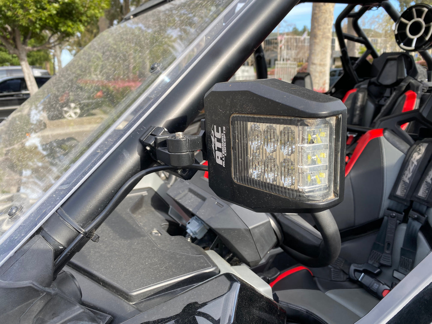 All Terrain Concepts Side-Winder UTV Mirror Billet Aluminum