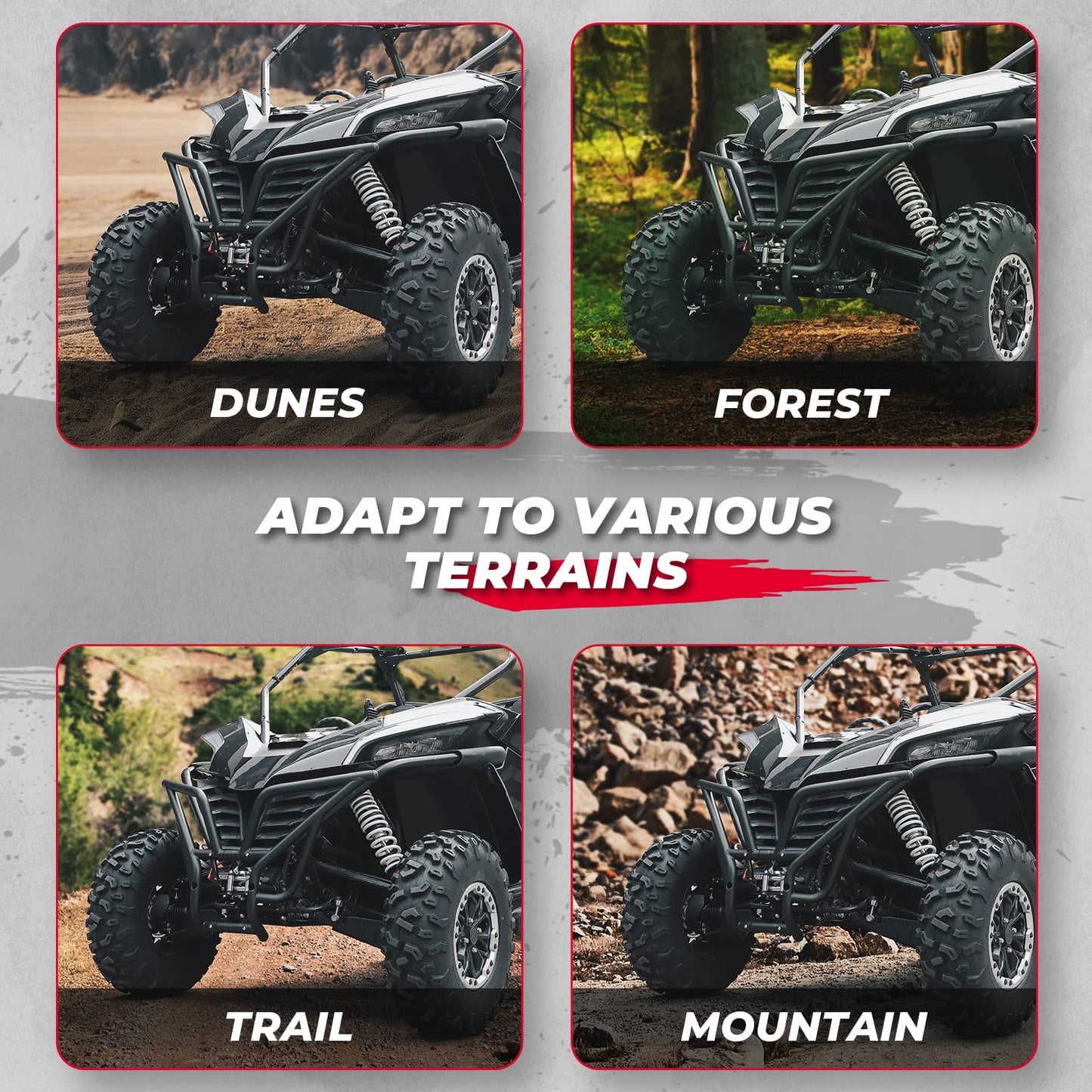 Kemimoto Front Bumper Brush Guard for CFMOTO ZForce 950