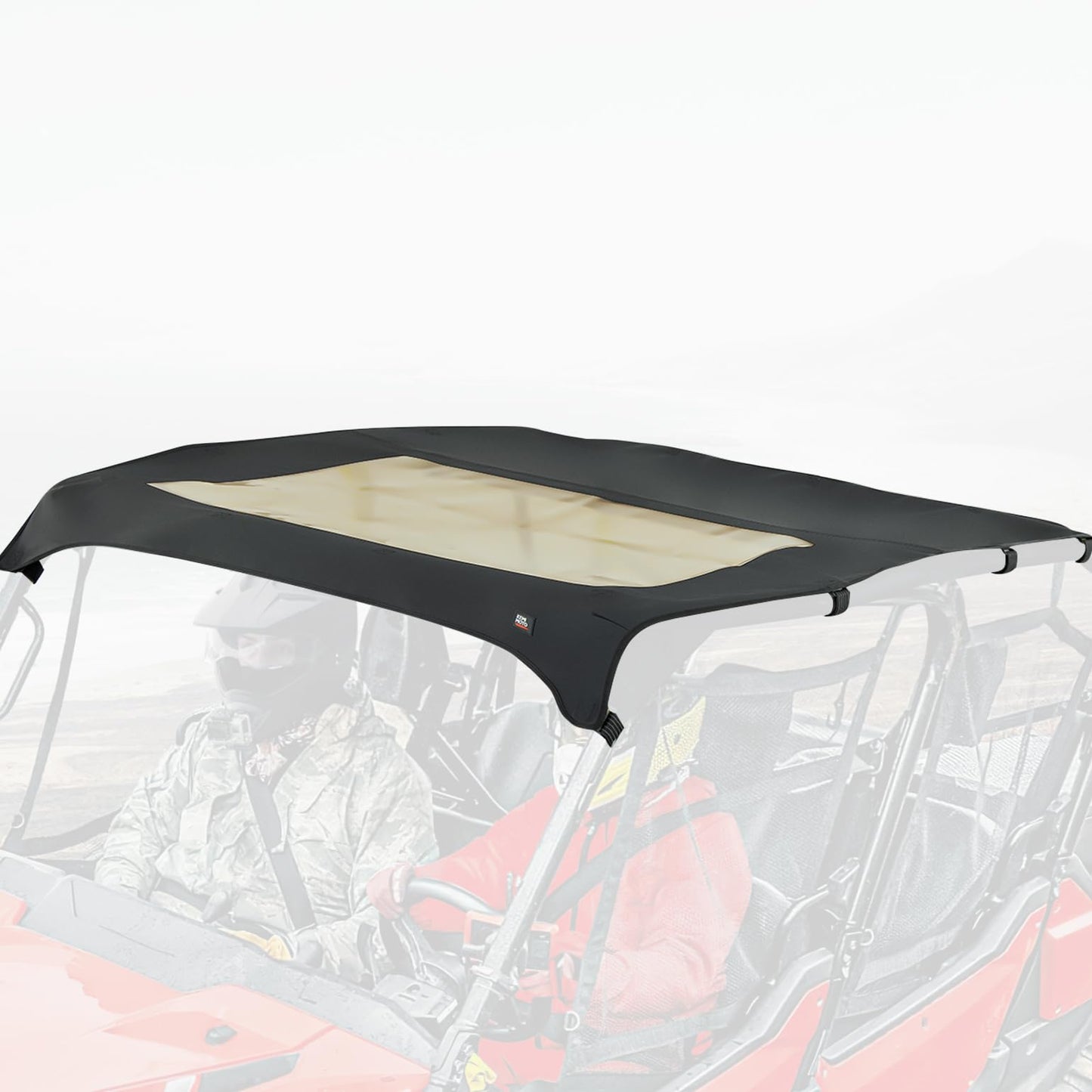 Kemimoto UTV Canvas Roof Water-Resistant Sunshade for Pioneer 1000-6