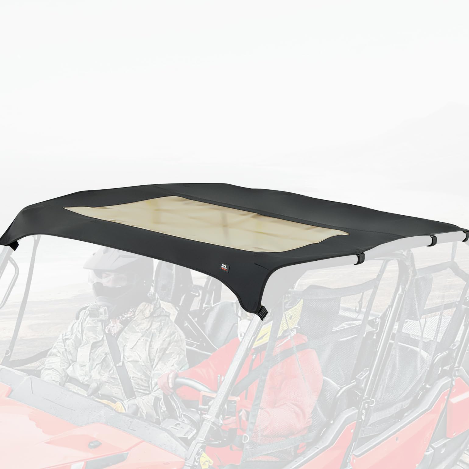 Kemimoto UTV Canvas Roof Water-Resistant Sunshade for Pioneer 1000-6