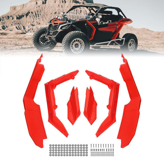 Red Fender Flares for Can‑Am Maverick X3 / X3 MAX