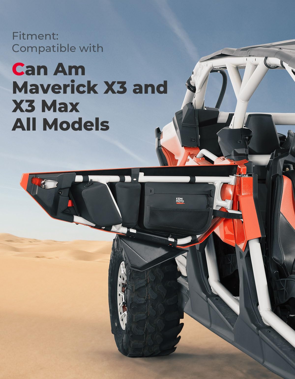 Update Water-repellent Door Bags for Can-Am Maverick X3/MAX