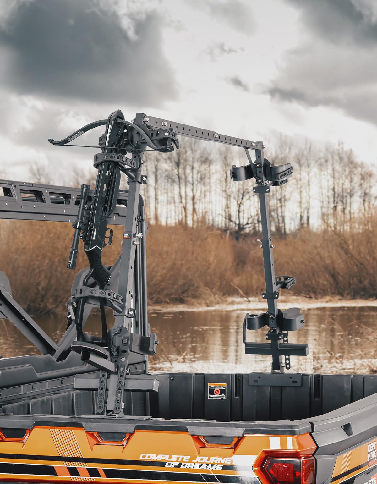 UTV Double Crossbow Rack for Polaris Ranger General Pioneer