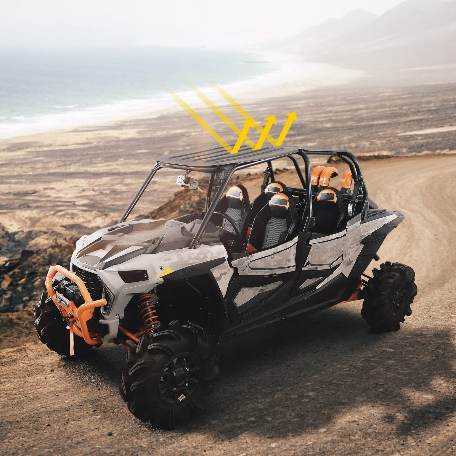 Kemimoto Hard Roof for Polaris RZR XP4 1000 Turbo