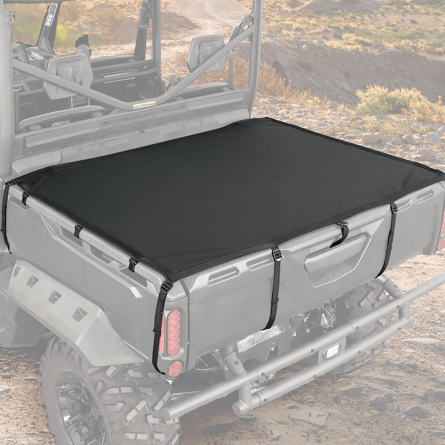 Kemimoto Stretchable Cargo Bed Net for Can‑Am Defender & Polaris Ranger