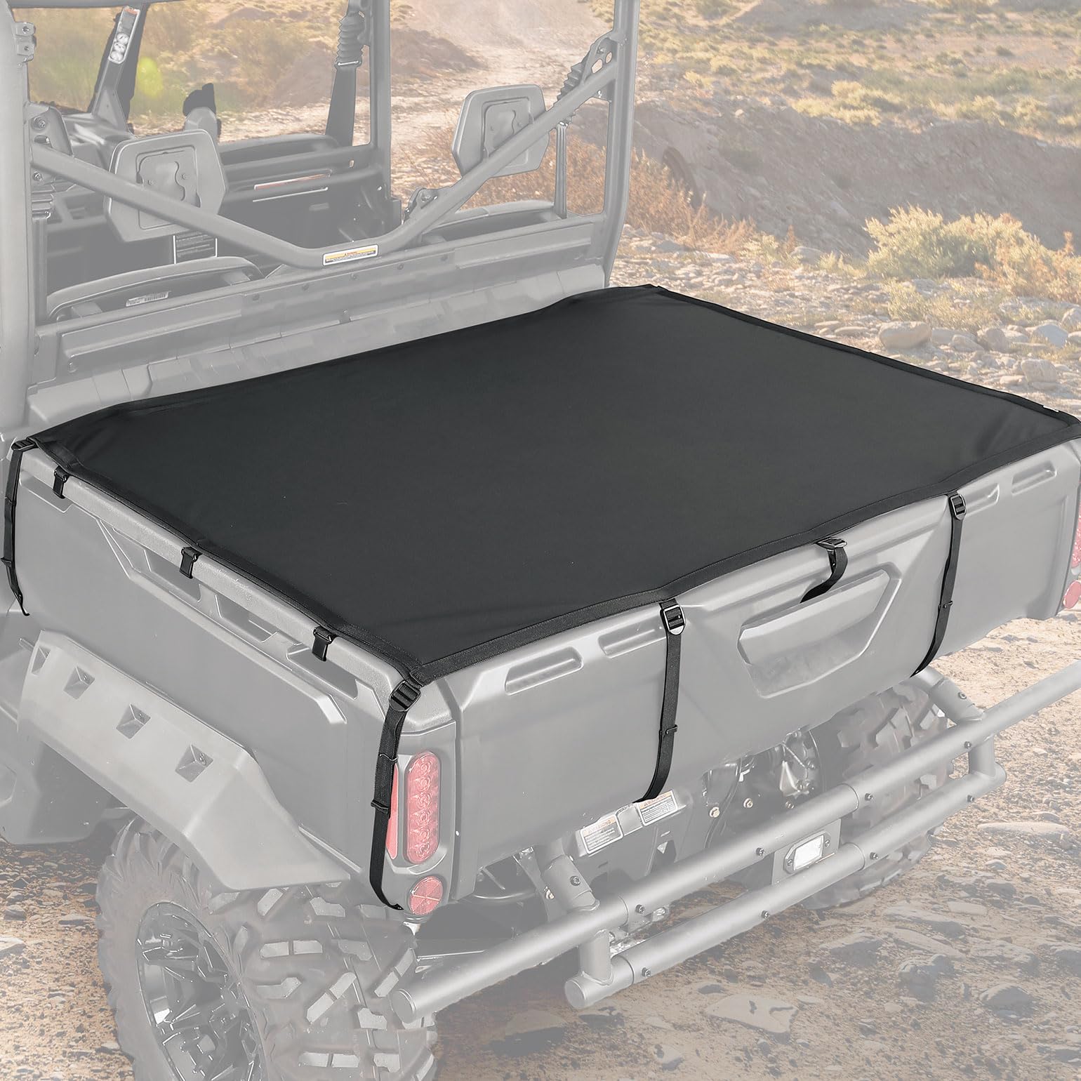 Kemimoto Stretchable Cargo Bed Net for Can‑Am Defender & Polaris Ranger