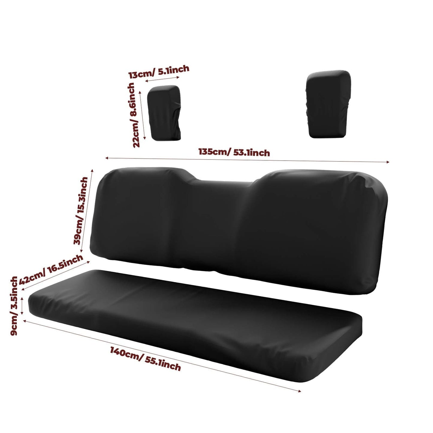 Kemimoto Front Seat Cover for Honda Pioneer 1000/1000-5 2016-2025