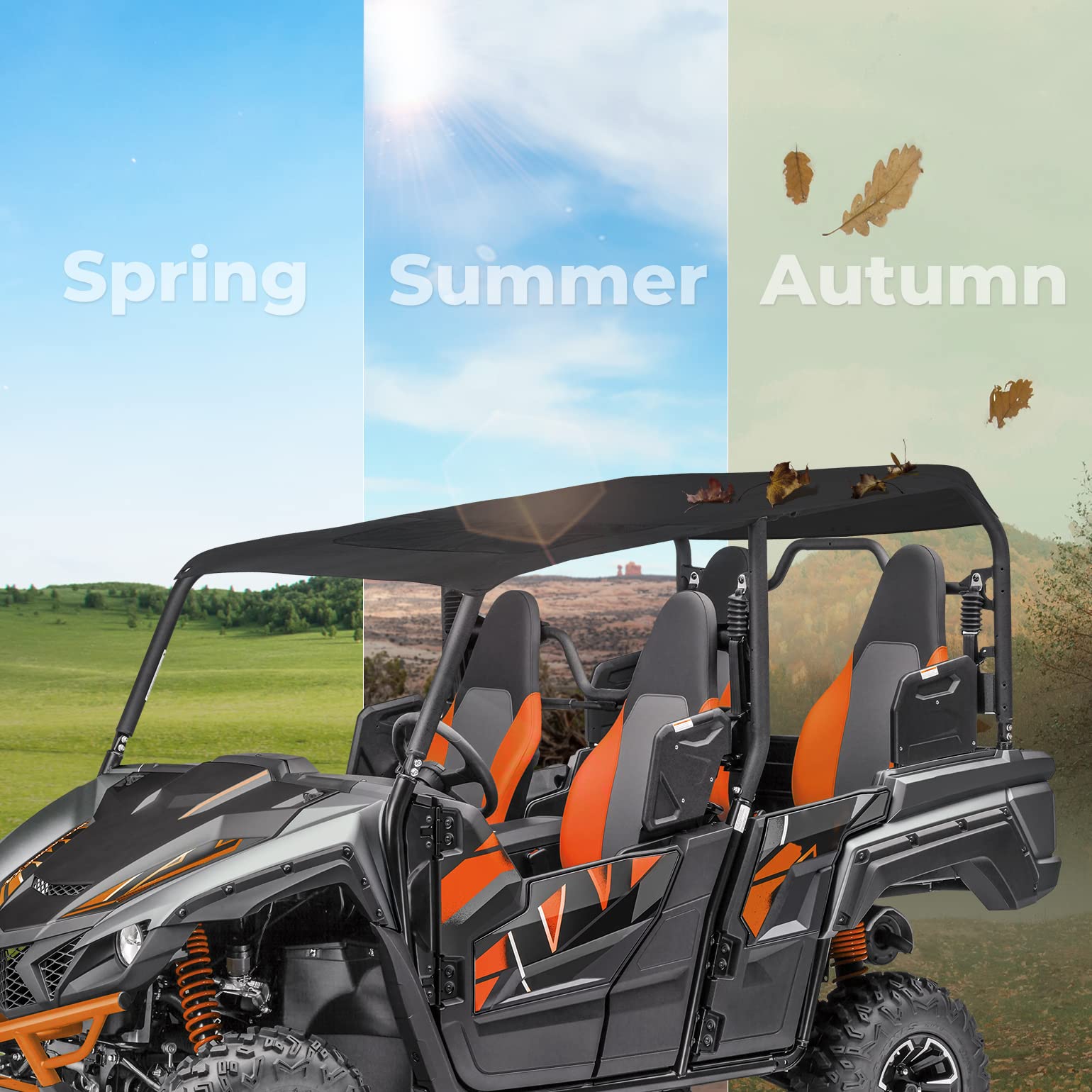 Fabric Soft Roof For Yamaha Wolverine X4/SE (2018-2020)