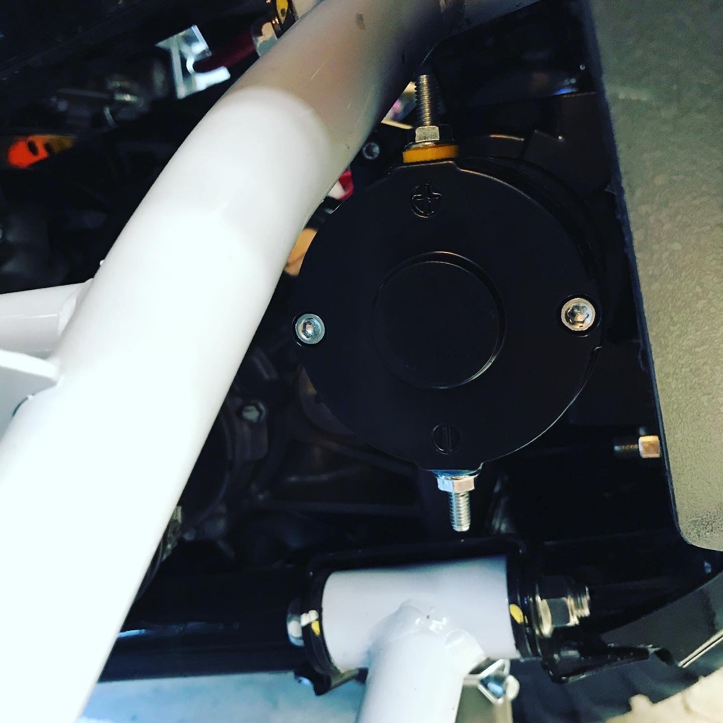 All Terrain Concepts KRX Winch Plate Black Powder Coat